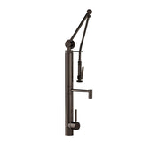 Waterstone - Waterstone Contemporary Gantry Pulldown Faucet - Straight Spout - Black Nickel