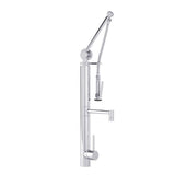 Waterstone - Waterstone Contemporary Gantry Pulldown Faucet - Straight Spout - Chrome