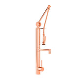 Waterstone - Waterstone Contemporary Gantry Pulldown Faucet - Straight Spout - Polished Copper