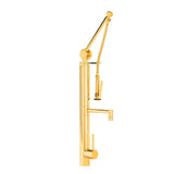 Waterstone - Waterstone Contemporary Gantry Pulldown Faucet - Straight Spout - Polished Gold