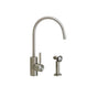 Waterstone - Waterstone Parche Kitchen Faucet w/ Side Spray - Unlacquered Polished Brass