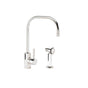 Waterstone - Waterstone Fulton Kitchen Faucet w/ Side Spray - Unlacquered Polished Brass