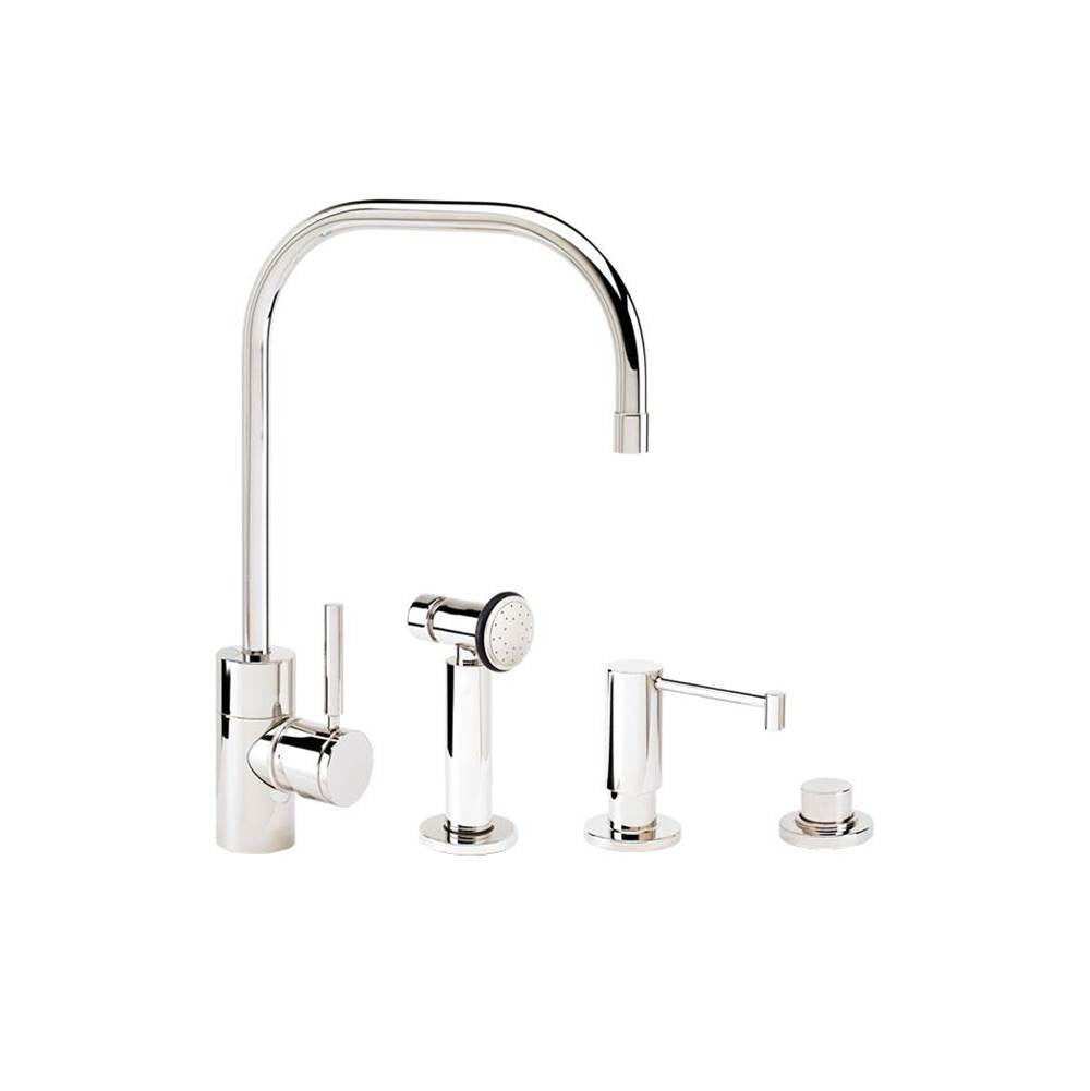 Waterstone - Waterstone Fulton Kitchen Faucet - 3pc. Suite - Matte White