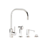 Waterstone - Waterstone Fulton Kitchen Faucet - 3pc. Suite - Matte White