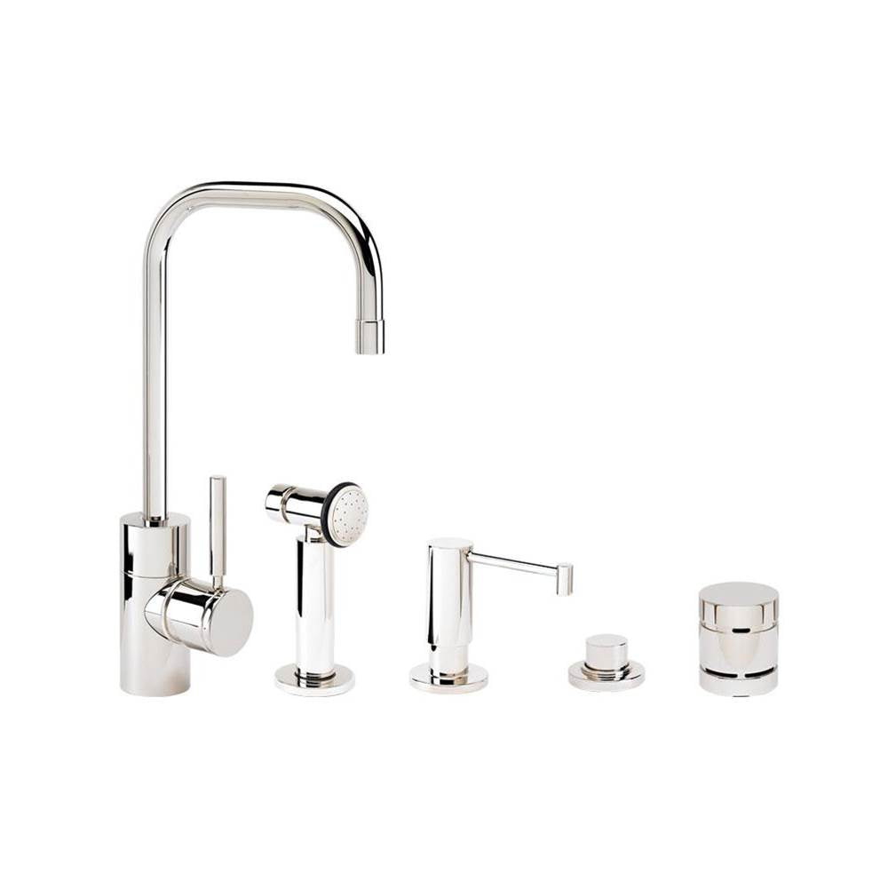 Waterstone - Waterstone Fulton Prep Faucet - 4pc. Suite - Matte White