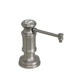 Waterstone - Waterstone Traditional Soap/Lotion Dispenser - Straight Spout - Unlacquered Polished Brass