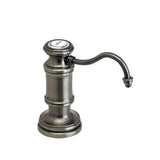 Waterstone - Waterstone Traditional Soap/Lotion Dispenser - Hook Spout - Unlacquered Polished Brass