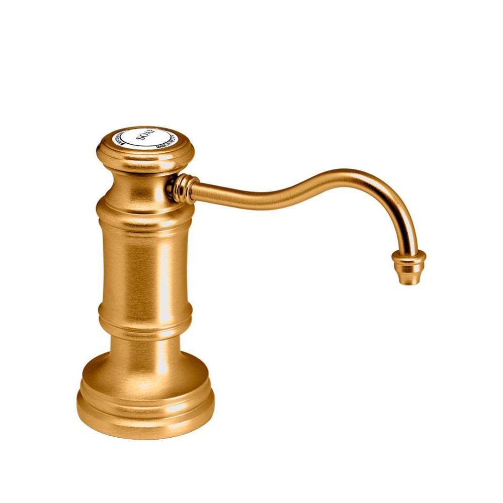 Waterstone - Traditional Soap/lotion Dispenser - Extended Hook Spout - Classic Bronze