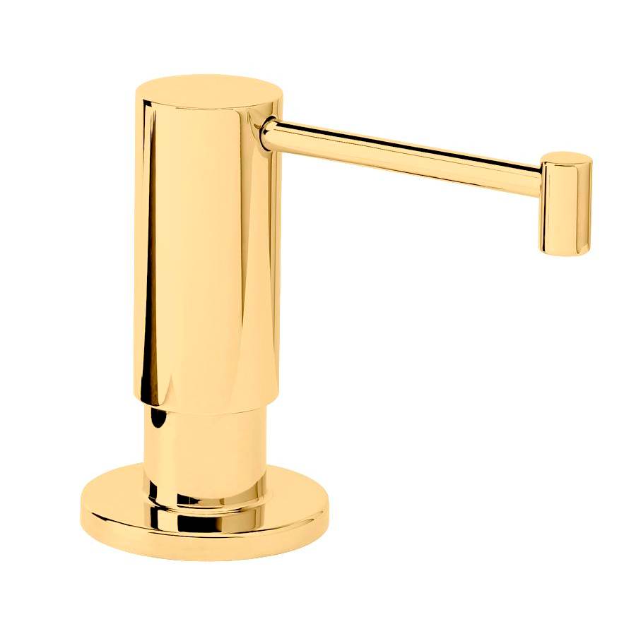 Waterstone - Waterstone Contemporary Soap/Lotion Dispenser - Polished Brass