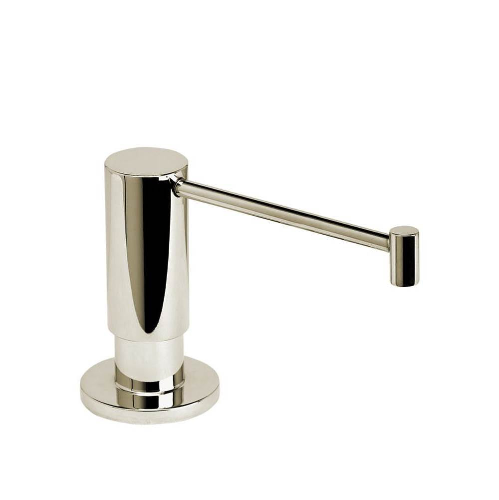 Waterstone - Contemporary Soap/lotion Dispenser - Extended Straight Spout - Polished Nickel