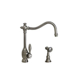 Waterstone - Waterstone Annapolis Kitchen Faucet w/ Side Spray - Unlacquered Polished Brass
