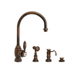 Waterstone - Waterstone Hampton Kitchen Faucet - 3pc. Suite - Matte White