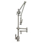 Waterstone - Waterstone Traditional Gantry Pulldown Faucet - 12'' Articulated Spout - Chardonnay
