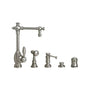 Waterstone - Waterstone Towson Prep Faucet - 4pc. Suite - Unlacquered Polished Brass