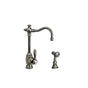 Waterstone - Waterstone Annapolis Prep Faucet w/ Side Spray - Unlacquered Polished Brass