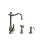 Waterstone - Waterstone Annapolis Prep Faucet - 2pc. Suite - Unlacquered Polished Brass