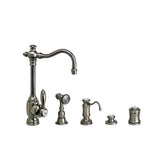 Waterstone - Waterstone Annapolis Prep Faucet - 4pc. Suite - Matte White