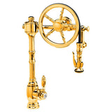 Waterstone - Waterstone Wheel Pulldown Faucet - Polished Gold