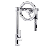 Waterstone - Waterstone Endeavor Wheel Pulldown Faucet - Toggle Sprayer - Chrome