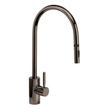 Waterstone - Waterstone Contemporary Extended Reach PLP Pulldown Faucet - Toggle Sprayer - Black Nickel