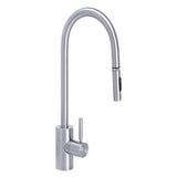 Waterstone - Waterstone Contemporary Extended Reach PLP Pulldown Faucet - Toggle Sprayer - Satin Chrome