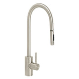 Waterstone - Waterstone Contemporary Extended Reach PLP Pulldown Faucet - Toggle Sprayer - Satin Nickel