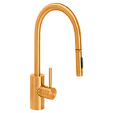 Waterstone - Waterstone Contemporary PLP Pulldown Faucet - Lever Sprayer - Classic Bronze