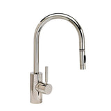 Waterstone - Waterstone Contemporary PLP Pulldown Faucet - Toggle Sprayer - Unlacquered Polished Brass