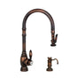 Waterstone - Waterstone Traditional PLP Pulldown Faucet - 2pc. Suite - Unlacquered Polished Brass