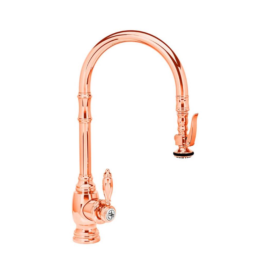 Waterstone - Waterstone Traditional PLP Pulldown Faucet - Polished Copper