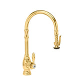 Waterstone - Waterstone Traditional PLP Pulldown Faucet - Unlacquered Polished Brass