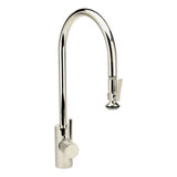 Waterstone - Waterstone Contemporary Extended Reach PLP Pulldown Faucet - Lever Sprayer - Polished Nickel