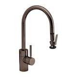 Waterstone - Waterstone Contemporary PLP Pulldown Faucet - Lever Sprayer - Black Nickel
