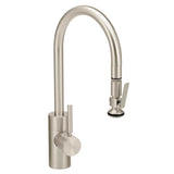 Waterstone - Waterstone Contemporary PLP Pulldown Faucet - Lever Sprayer - Satin Nickel