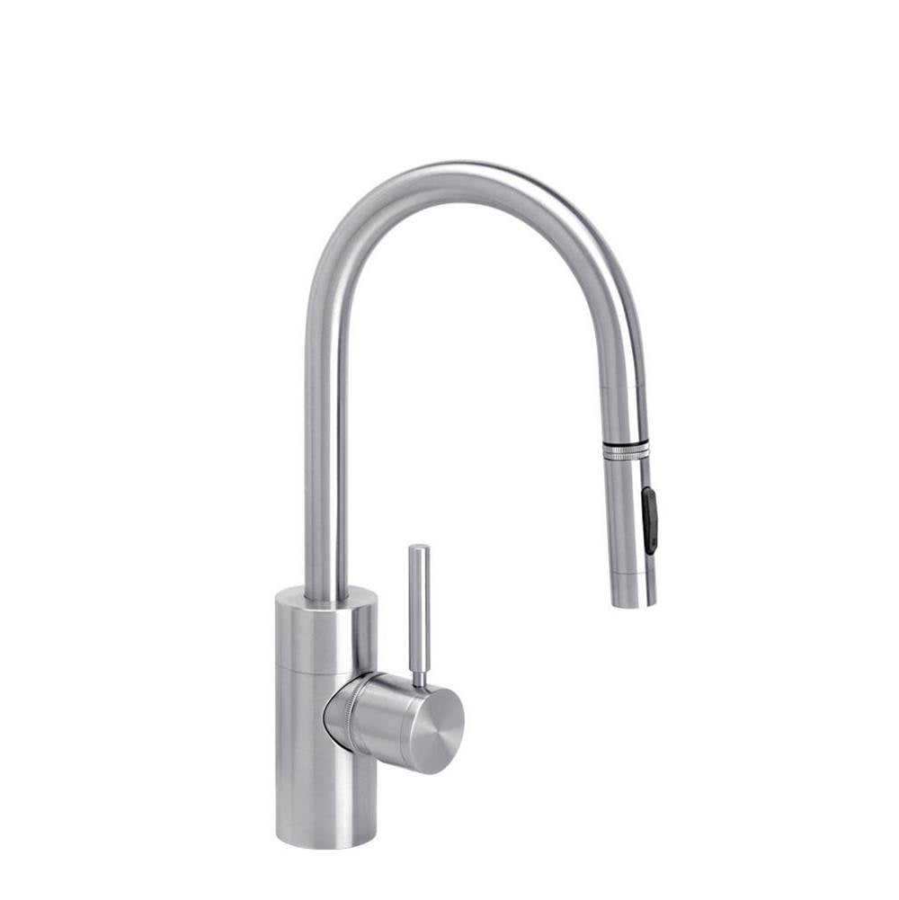 Waterstone - Waterstone Contemporary Prep Size PLP Pulldown Faucet - Toggle Sprayer - Satin Chrome