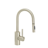 Waterstone - Waterstone Contemporary Prep Size PLP Pulldown Faucet - Toggle Sprayer - Satin Nickel