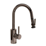 Waterstone - Waterstone Contemporary Prep Size PLP Pulldown Faucet - Lever Sprayer - Black Nickel