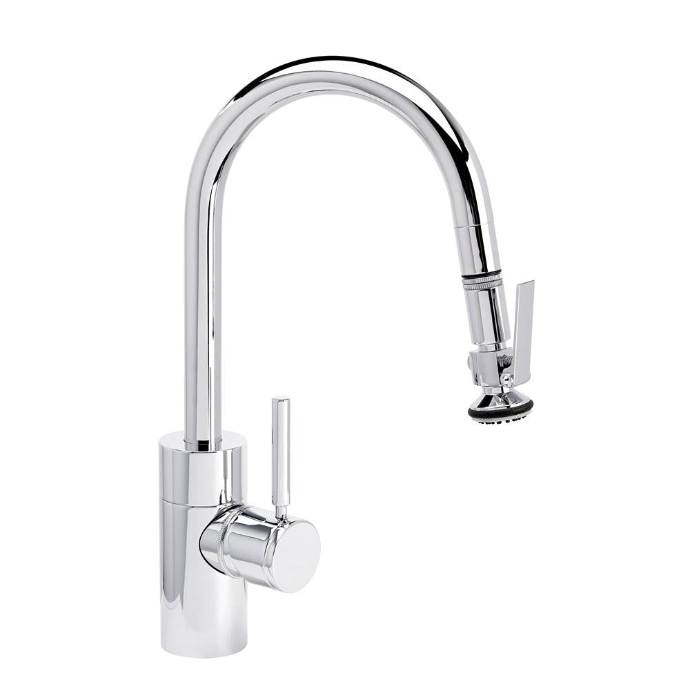 Waterstone - Waterstone Contemporary Prep Size PLP Pulldown Faucet - Lever Sprayer - Chrome
