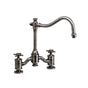 Waterstone - Waterstone Annapolis Bridge Faucet - Cross Handles - Tuscan Brass