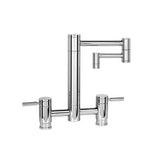 Waterstone - Waterstone Hunley Bridge Faucet - 12'' Articulated Spout - Matte White