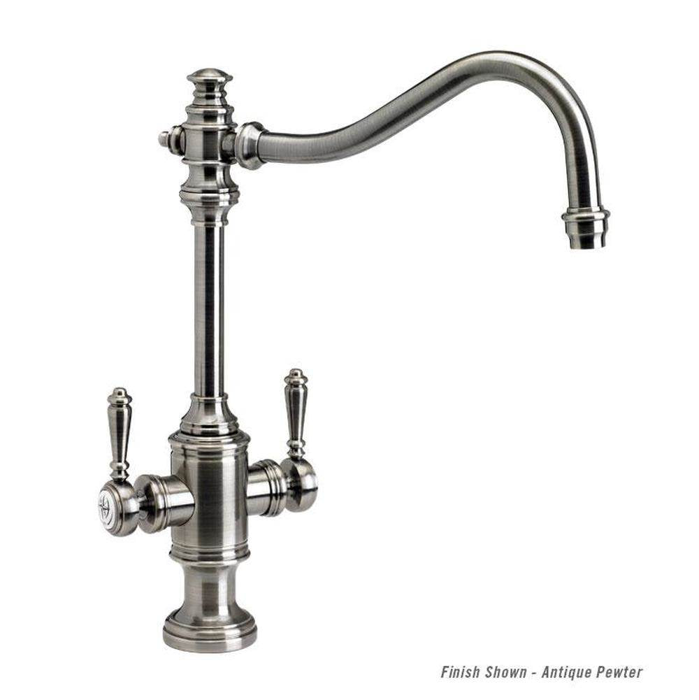 Waterstone - Waterstone Annapolis Two Handle Kitchen Faucet w/ Side Spray - Polished Brass