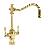 Waterstone - Waterstone Annapolis Two Handle Kitchen Faucet - Polished Brass