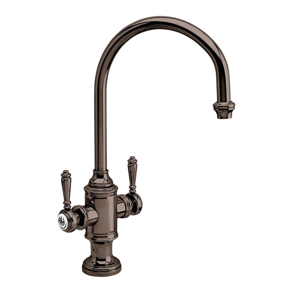 Waterstone - Waterstone Hampton Two Handle Kitchen Faucet - Black Nickel