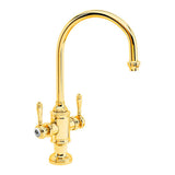 Waterstone - Waterstone Hampton Two Handle Kitchen Faucet - Polished Gold