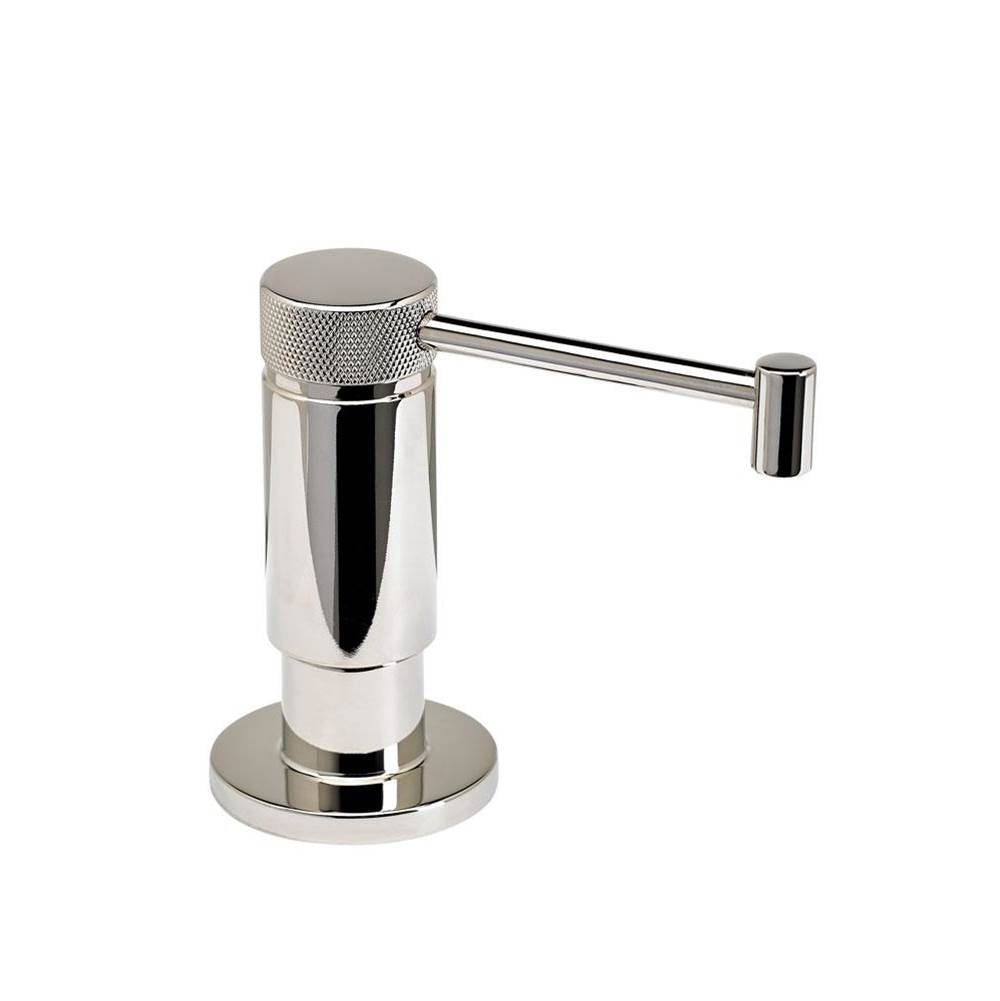 Waterstone - Waterstone Industrial Soap/Lotion Dispenser - Unlacquered Polished Brass