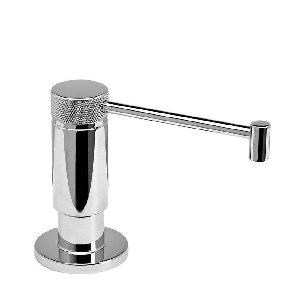 Waterstone - Industrial Soap/lotion Dispenser - Straight Spout - Tuscan Brass