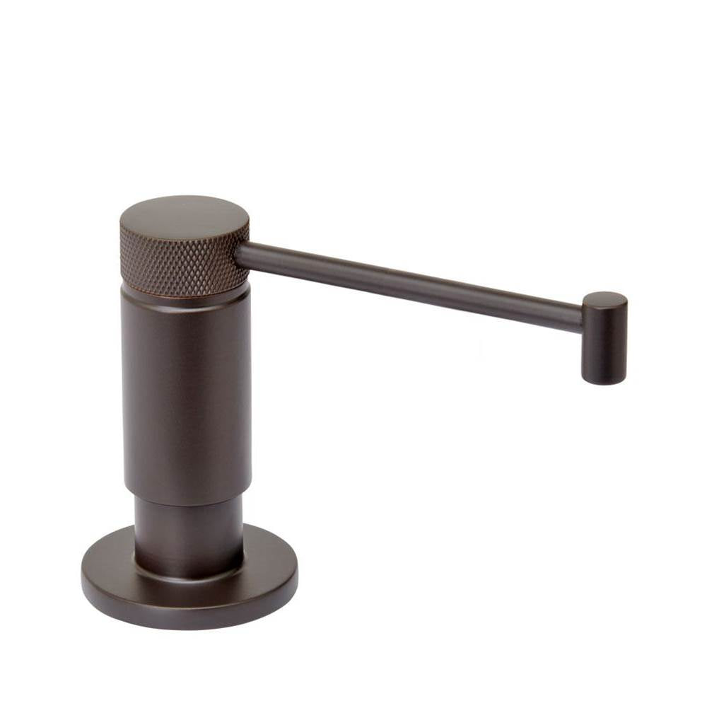 Waterstone - Industrial Soap/lotion Dispenser - Straight Spout - Chocolate Bronze