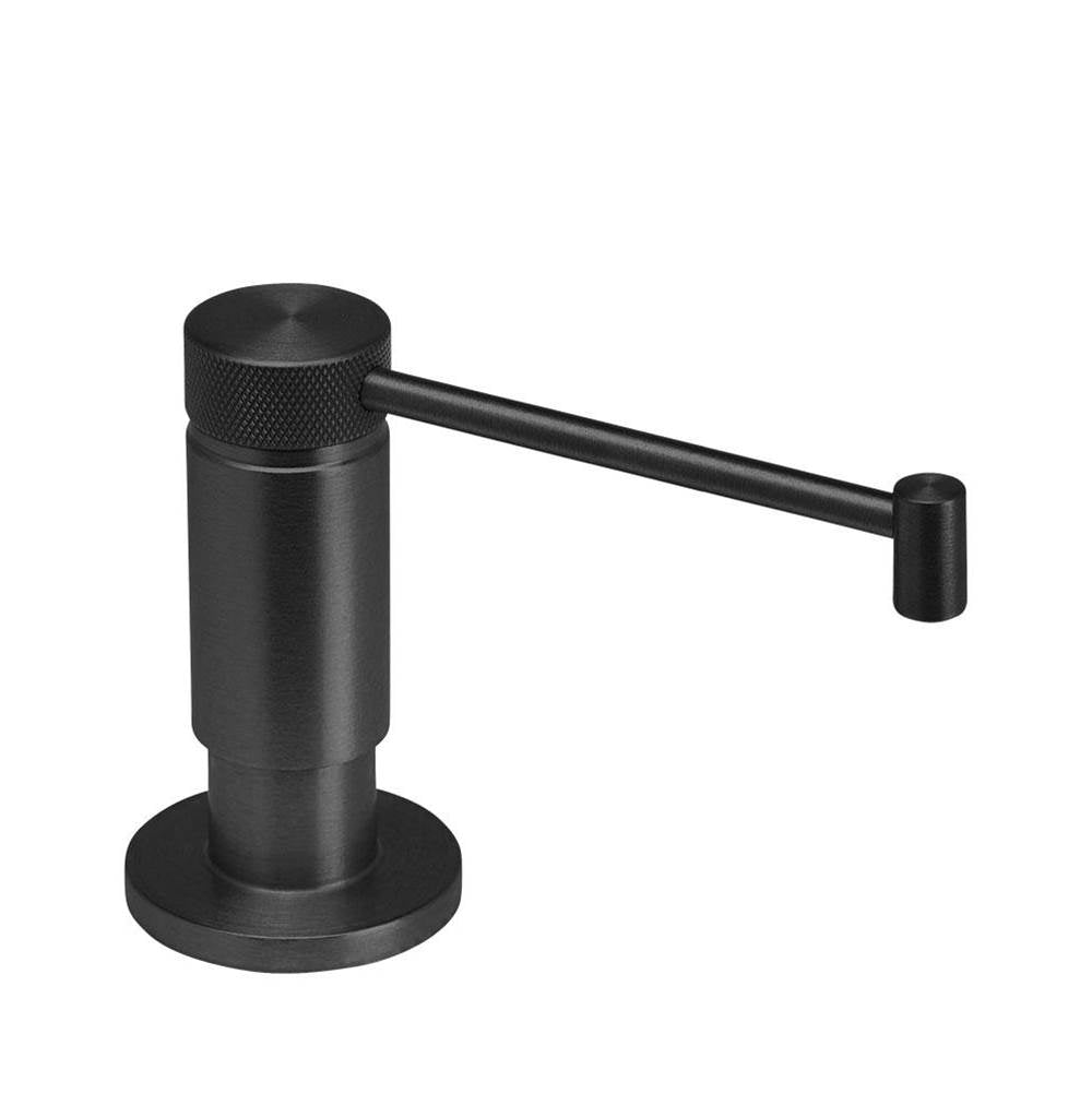 Waterstone - Industrial Soap/lotion Dispenser - Straight Spout - Matte Black