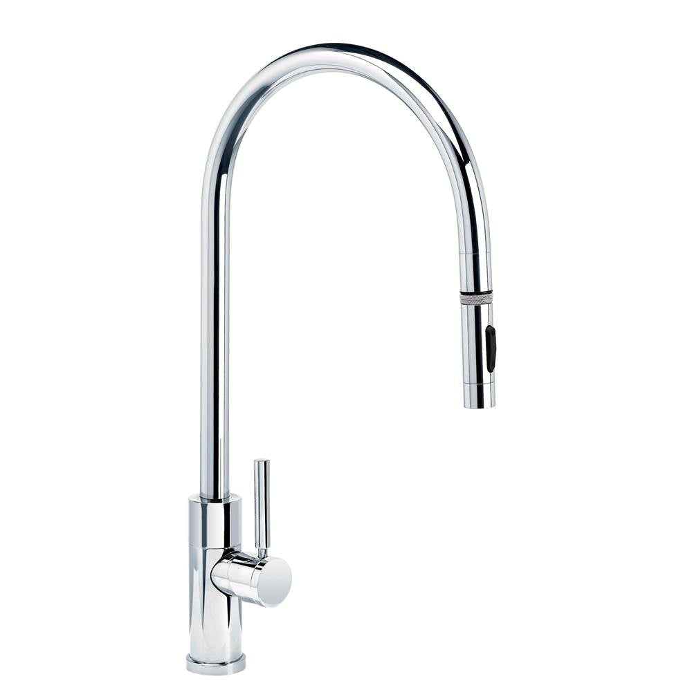 Waterstone - Waterstone Modern Extended Reach PLP Pulldown Faucet - Toggle Sprayer - Chrome
