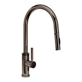 Waterstone - Waterstone Industrial PLP Pulldown Faucet - Toggle Sprayer - Angled Spout - Black Nickel